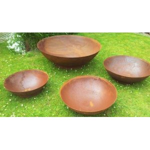 Feuerschale Cortenstahl 80 tief