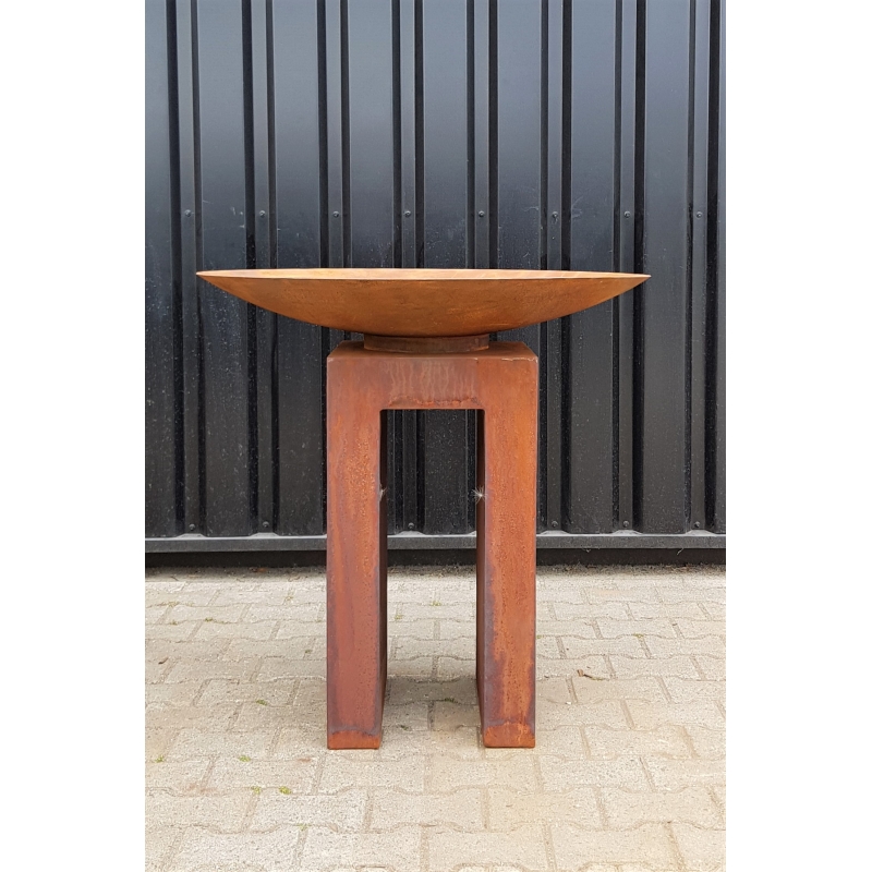 Corten steel fire bowl 90 X-Flat