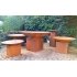 Corten steel fire bowl 90 X-Flat