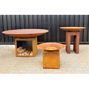 Cortenstalen Vuurschaal 100 X-Plat